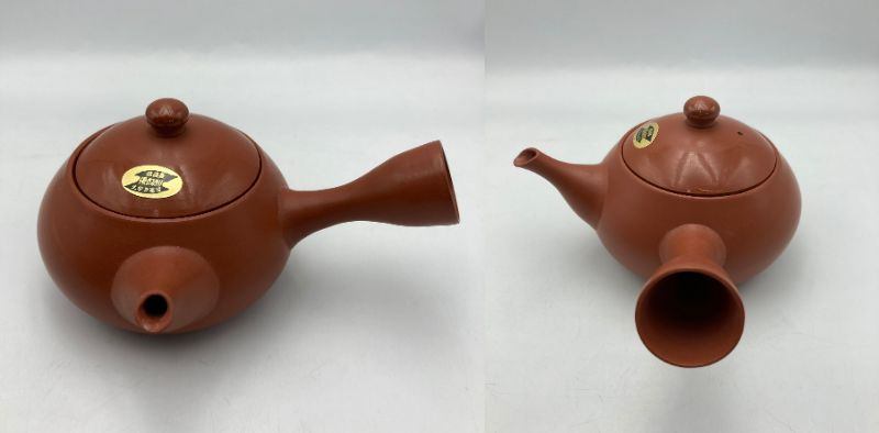 佐渡無名異焼 丸山金水 茶器揃 5客 中古 D4