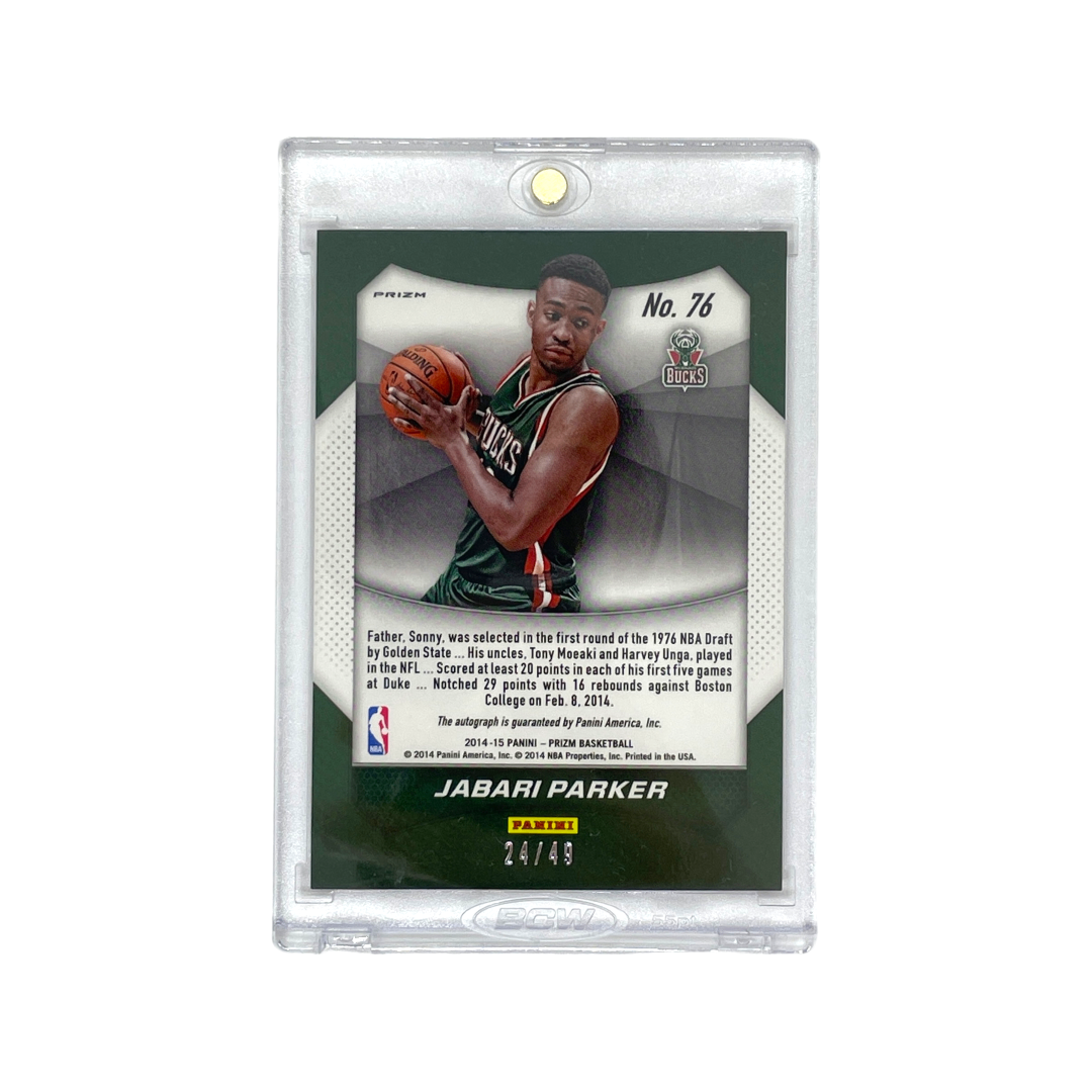 PANINI NBAカード PRIZM PURPLE JABARI PARKER 24/49 #76 中古 IT1