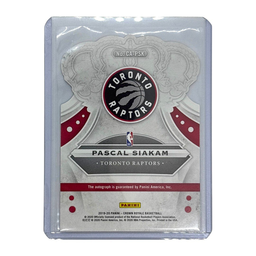 PANINI NBAカード CROWN ROYALE DIE-CUT PASCAL SIAKAM TORONTO RAPTORS 05/49 #CA-PSK 中古 IT1