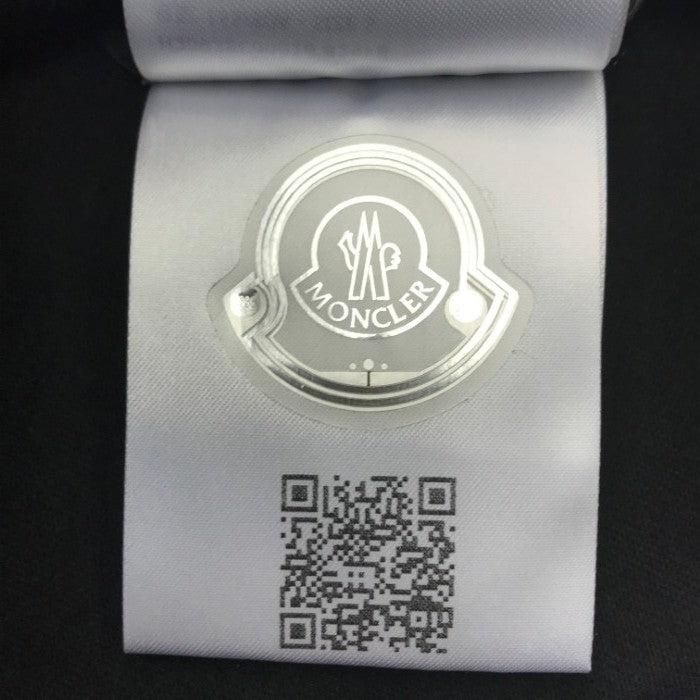 MONCLER モンクレール Tシャツ レディース 半袖 コットン ロゴ ラインストーン ブラック Sサイズ H20938C00016 中古 T1