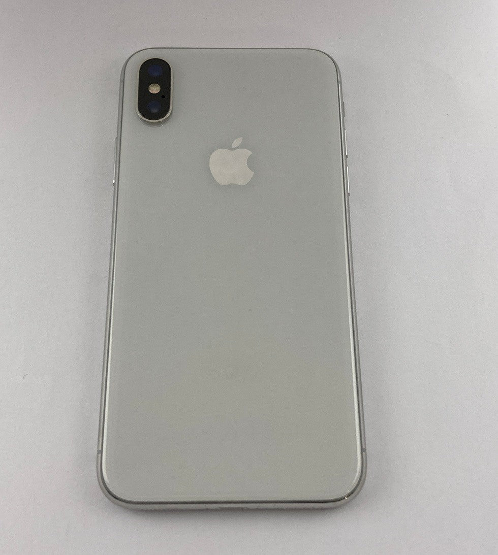 apple iPhone X 64GB シルバー au SIMロック解除済 MQAY2J/A 中古 D4