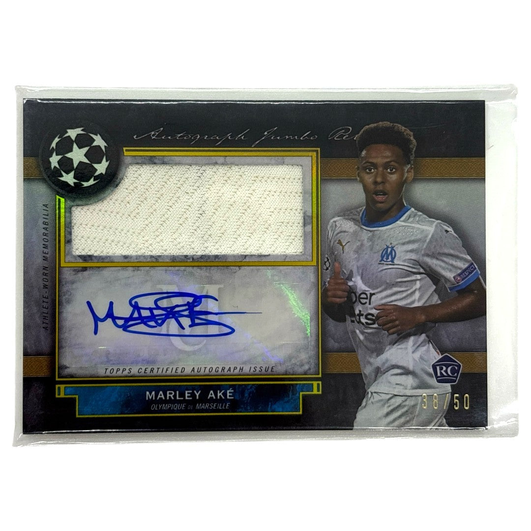 TOPPS サッカーカード MUSEUM COLLECTION MARLEY AKE OLYMPIQUE DE MARSEILLE 38/50 #AJR-MA 中古 IT1