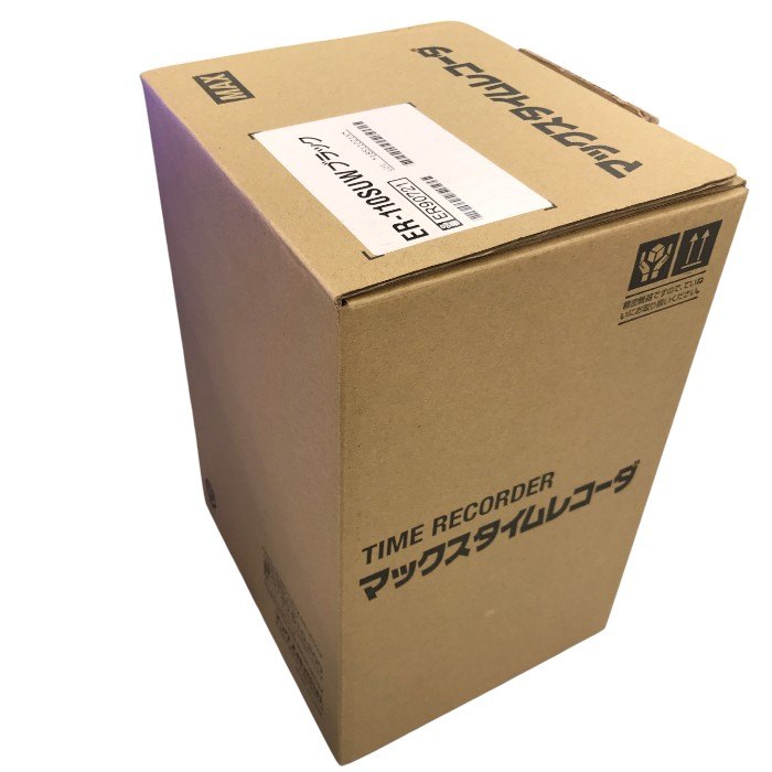 マックス 電子タイムレコーダー ER-110SUW ブラック 中古 Y1