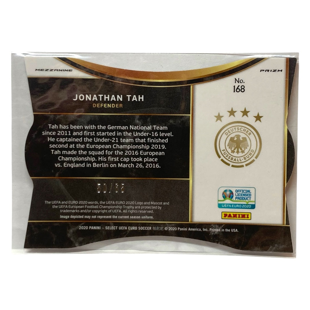 PANINI サッカーカード SELECT UEFA EURO PRIZM JONATHAN TAH GERMANY 50/65 #168 中古 IT2