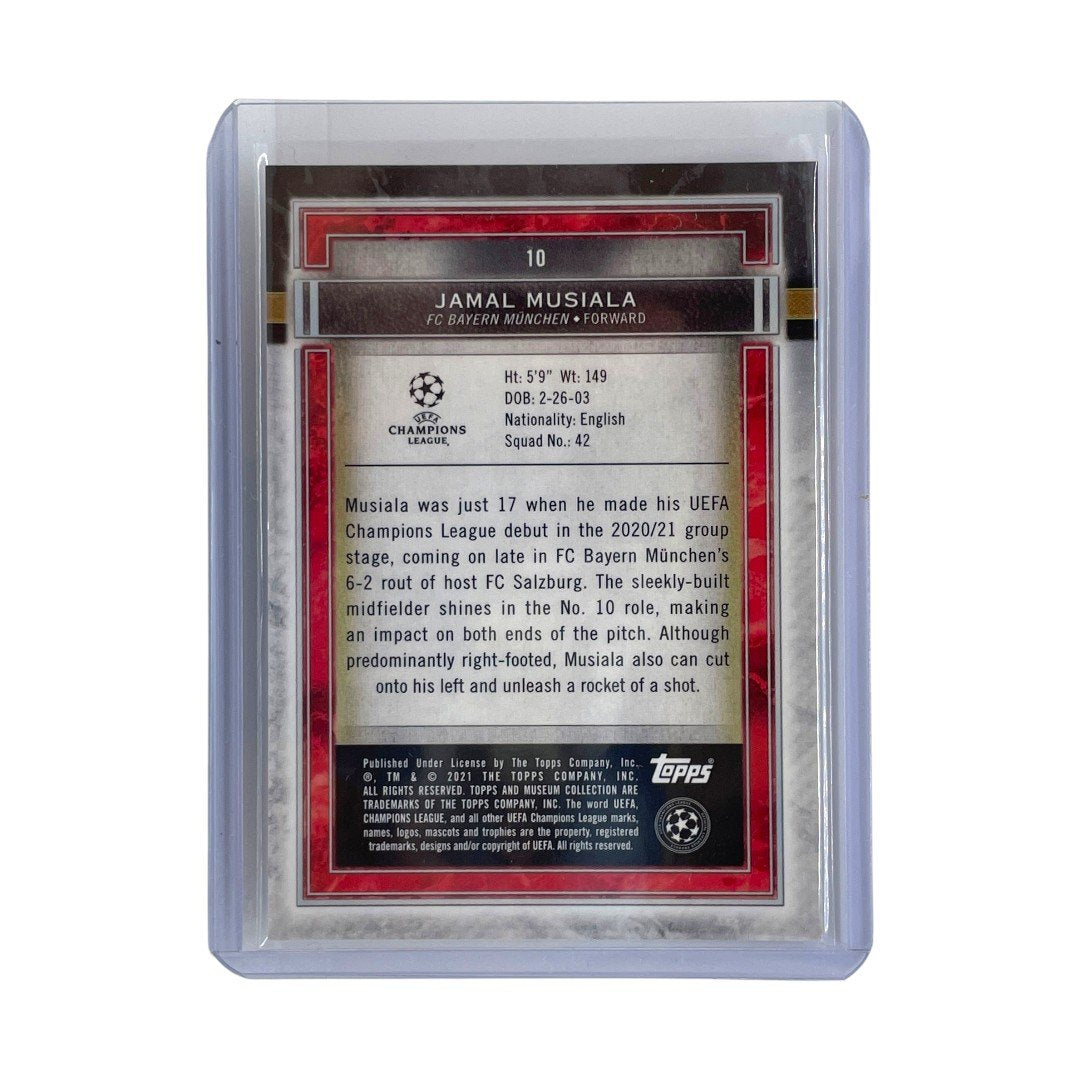 TOPPS サッカーカード MUSEUM COLLECTION JAMAL MUSIALA BAYERN MUNCHEN #10 中古 IT1