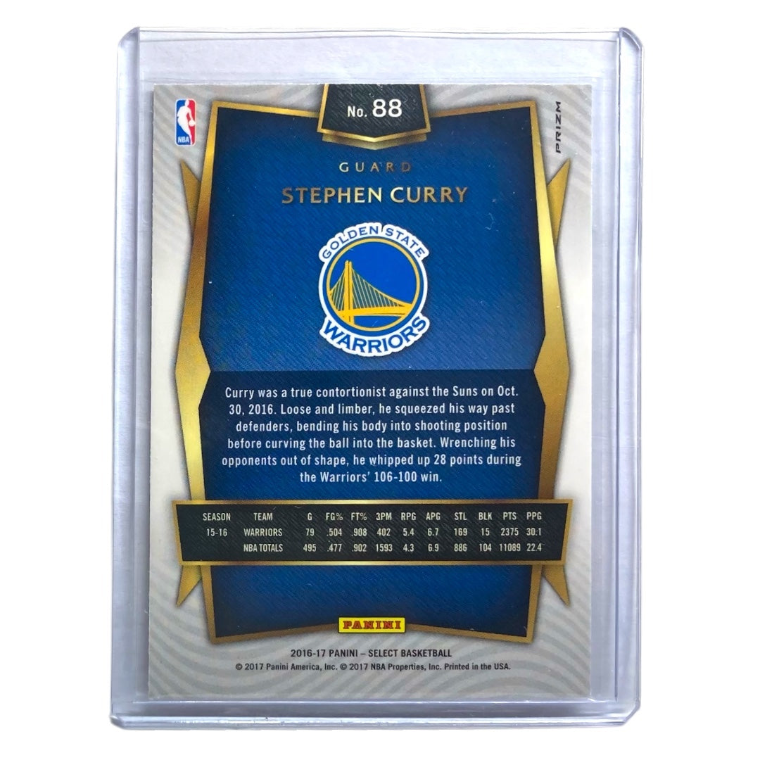 PANINI NBAカード SELECT PRIZM STEPHEN CURRY WARRIORS #88 中古 IT2