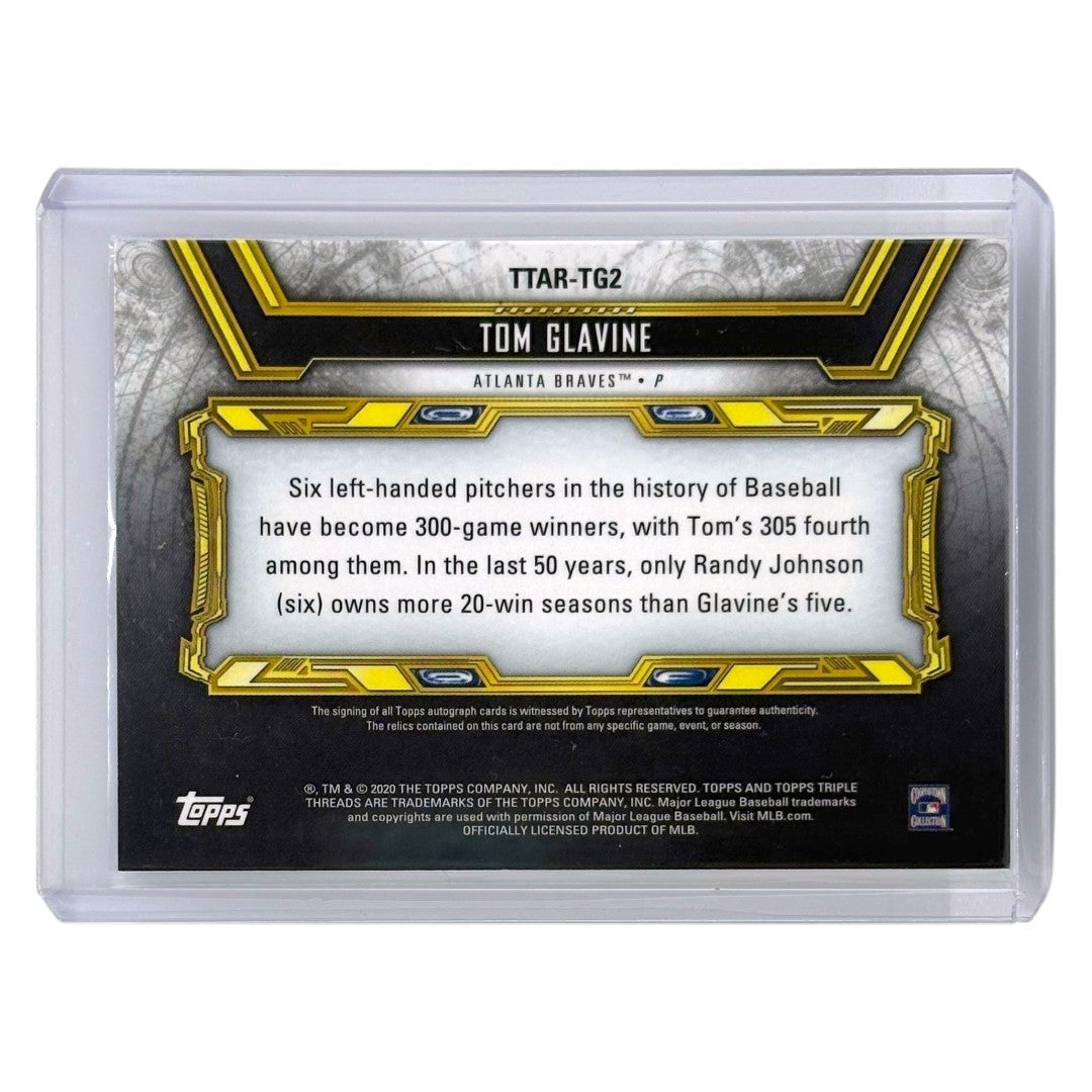 TOPPS MLBカード TRIPLE THREADS TOM GLAVINE ATLANTA BRAVES /9 #TTAR-TG2 中古 IT1
