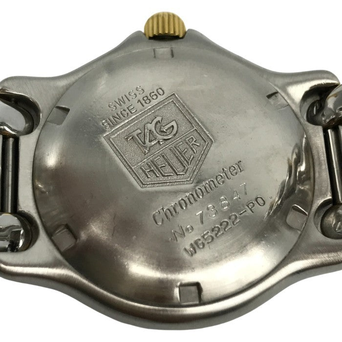 TAG HEUER タグホイヤー セル クロノメーター 腕時計 ユニセックス オートマチック 自動巻き シルバー/ゴールド WG5222-P0 中古 T1