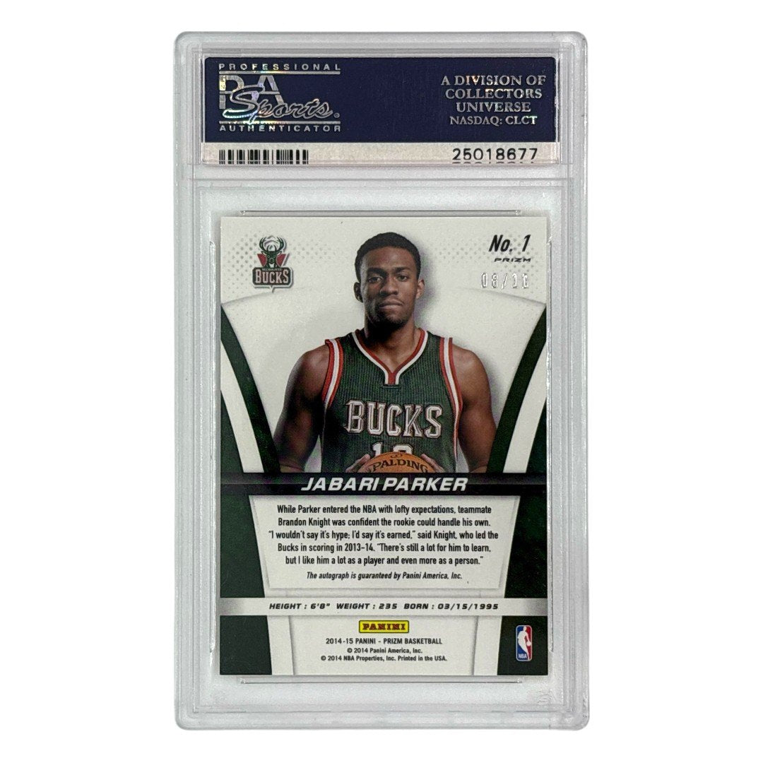 PANINI NBAカード PRIZM JABARI PARKER BUCKS 08/10 #1 中古 IT1