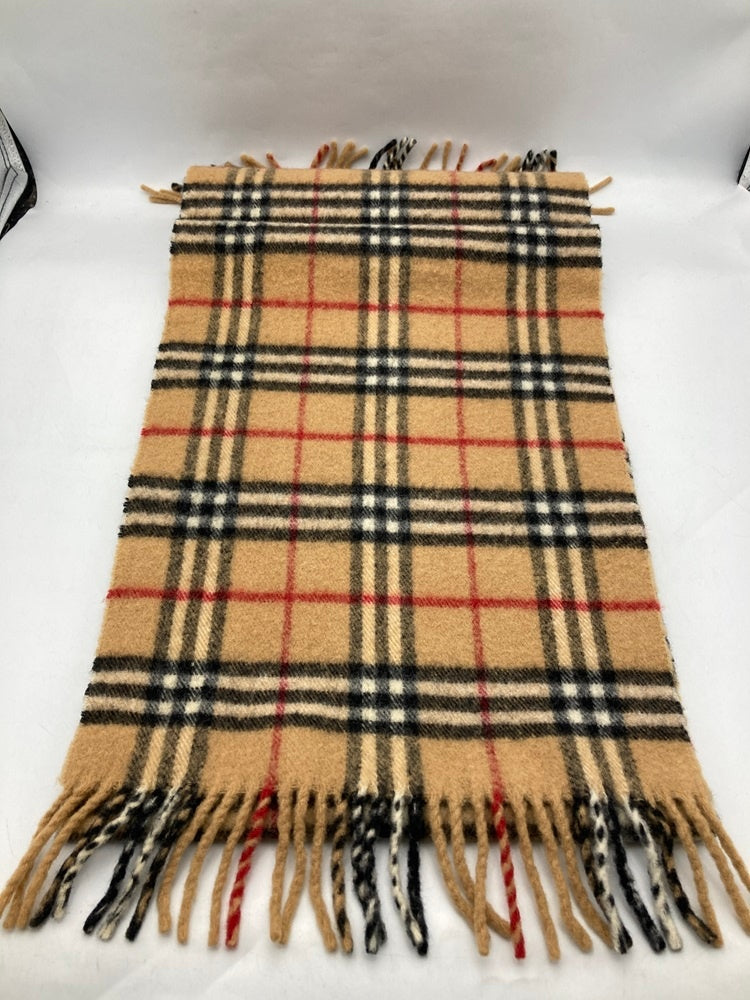 BURBERRY LONDON バーバリーロンドン 英国製 ノバチェック マフラー ウール100% 中古 4