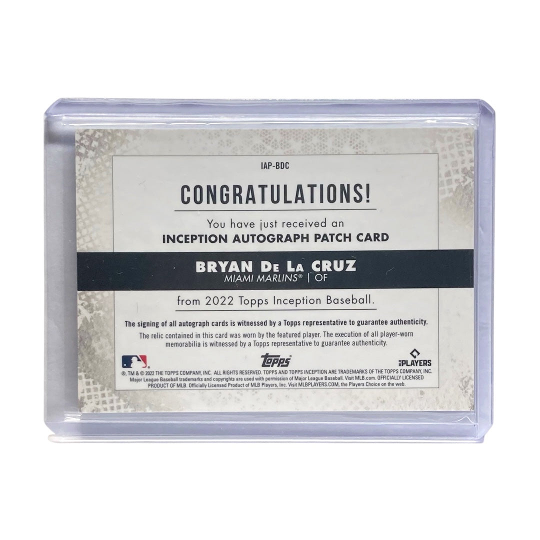 TOPPS MLBカード INCEPTION BRYAN DE LA CRUZ MARLINS 046/249 #IAP-BDC 中古 IT2