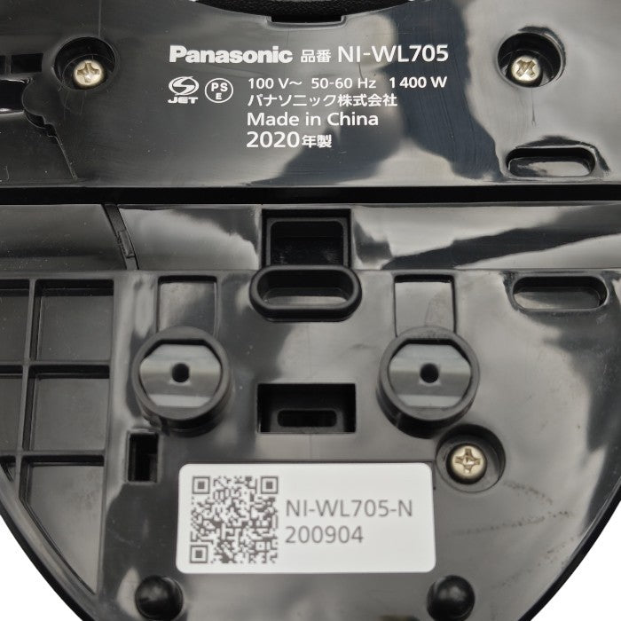 Panasonic パナソニック Wヘッド コードレス スチームアイロン カルル NI-WL705-N 中古 H4