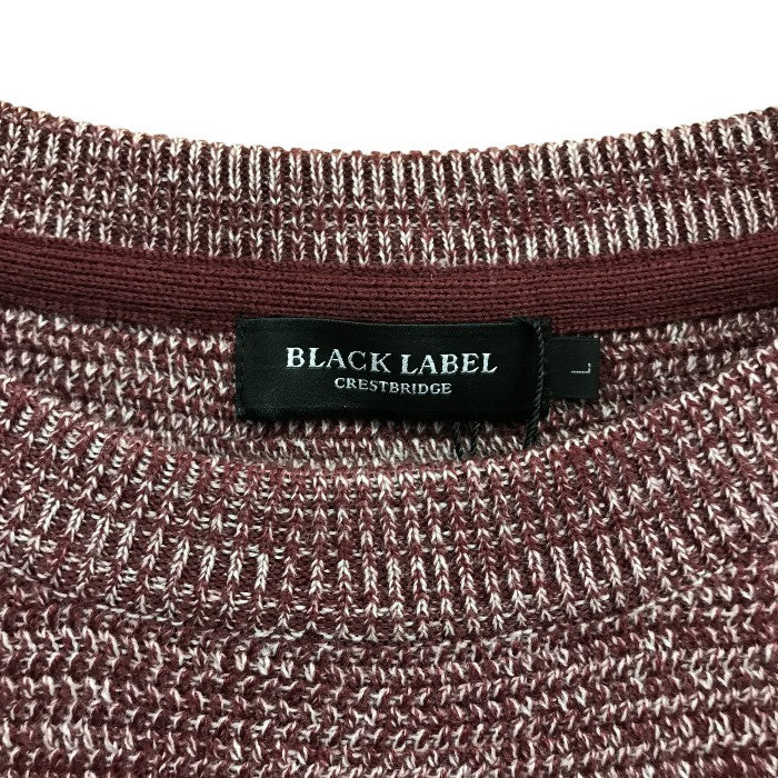 BLACK LABEL CRESTBRIDGE ニット メンズ 冬 ウール Lサイズ 51N36-236-15 中古 M1