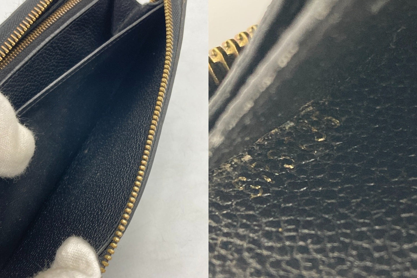 LOUIS VUITTON ルイヴィトン モノグラム アンプラント ポルトフォイユ・クレマンス 長財布 M60171 中古 D4