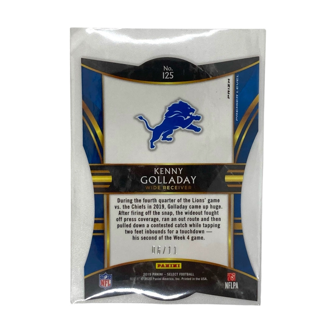 PANINI NFLカード SELECT PRIZM KENNY GOLLADAY DETROIT LIONS 06/11 #125 中古 IT2