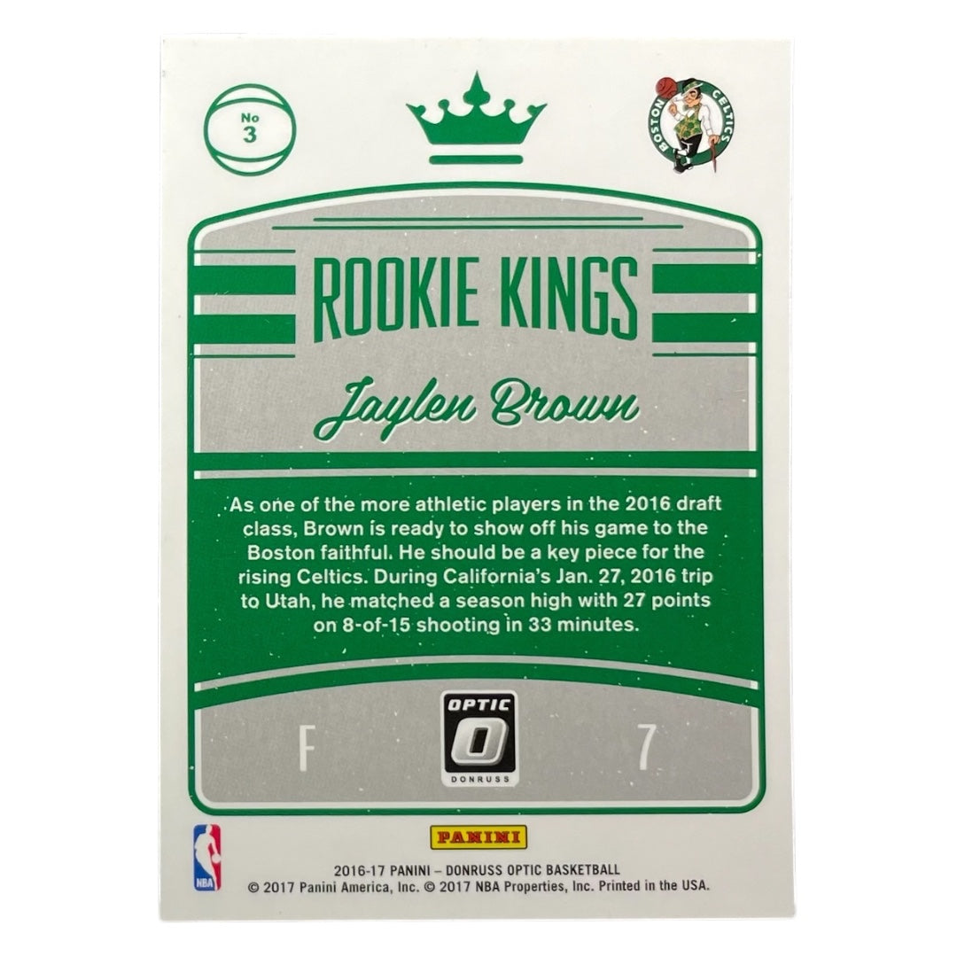 PANINI NBAカード DONRUSS OPTIC JAYLEN BROWN BOSTON CELTICS #3 中古 IT2