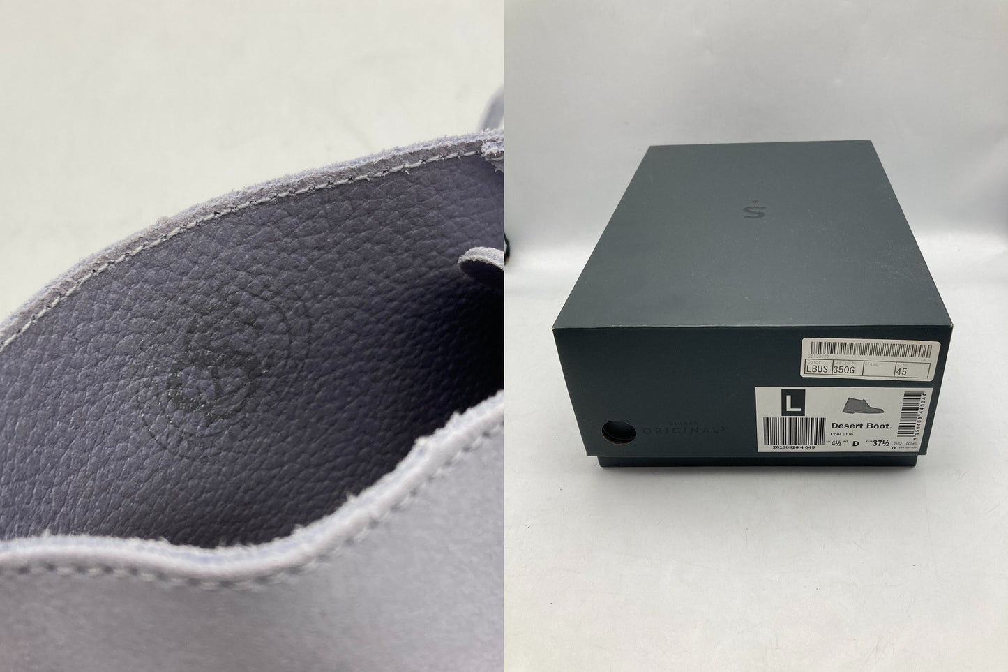 CLARKS クラークス デザートブーツ 350G クールブルー サイズ23.5cm レディース 中古 D4