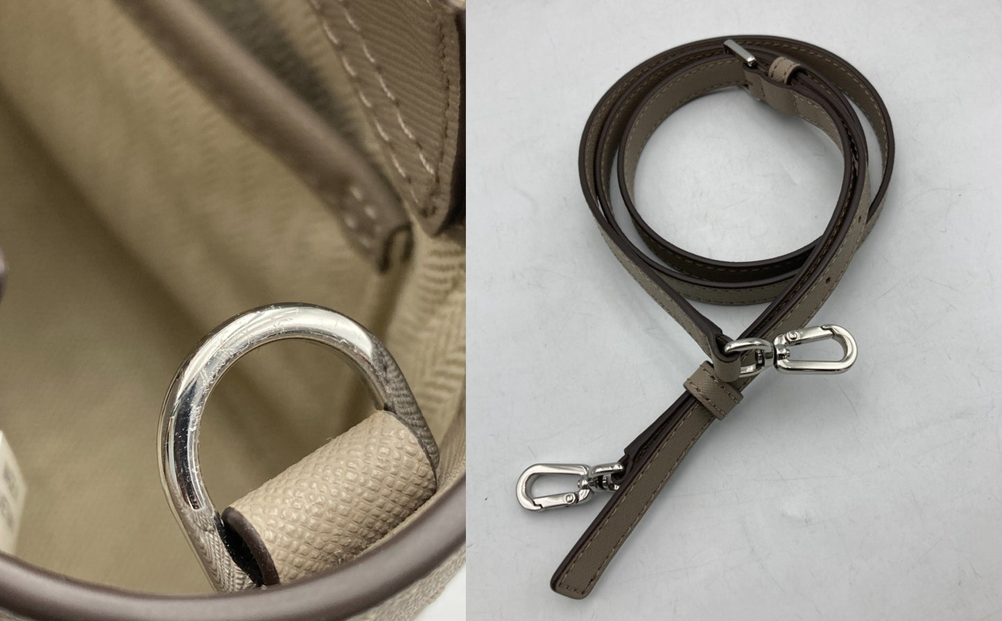 TORY BURCH トリーバーチ エマーソン MINI TOP ZIP TOTE 2WAY ショルダーバッグ 中古 D4