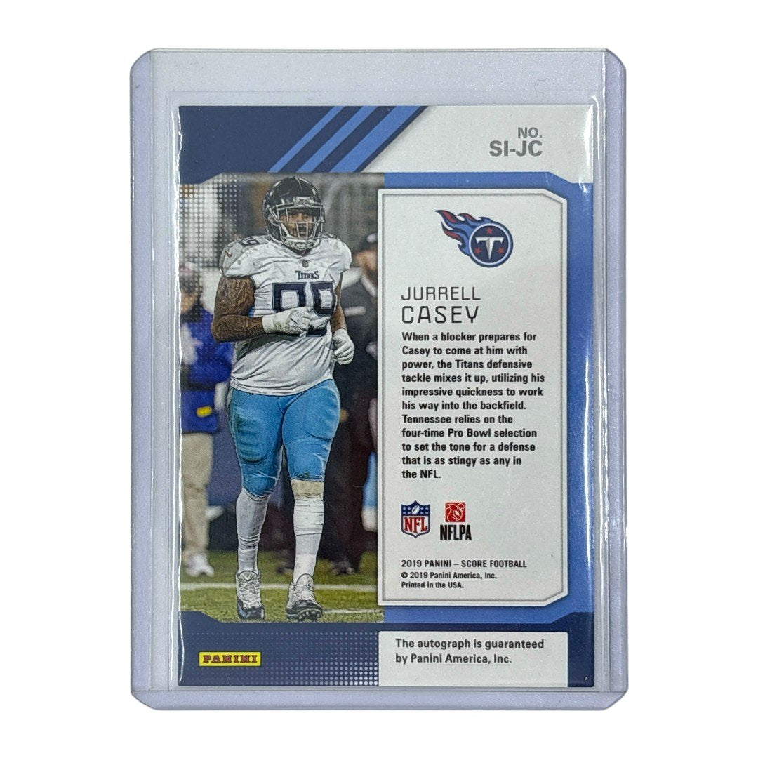 PANINI NFLカード SCORE JURRELL CASEY TENNESSEE TITANS #SI-JC 中古 IT1