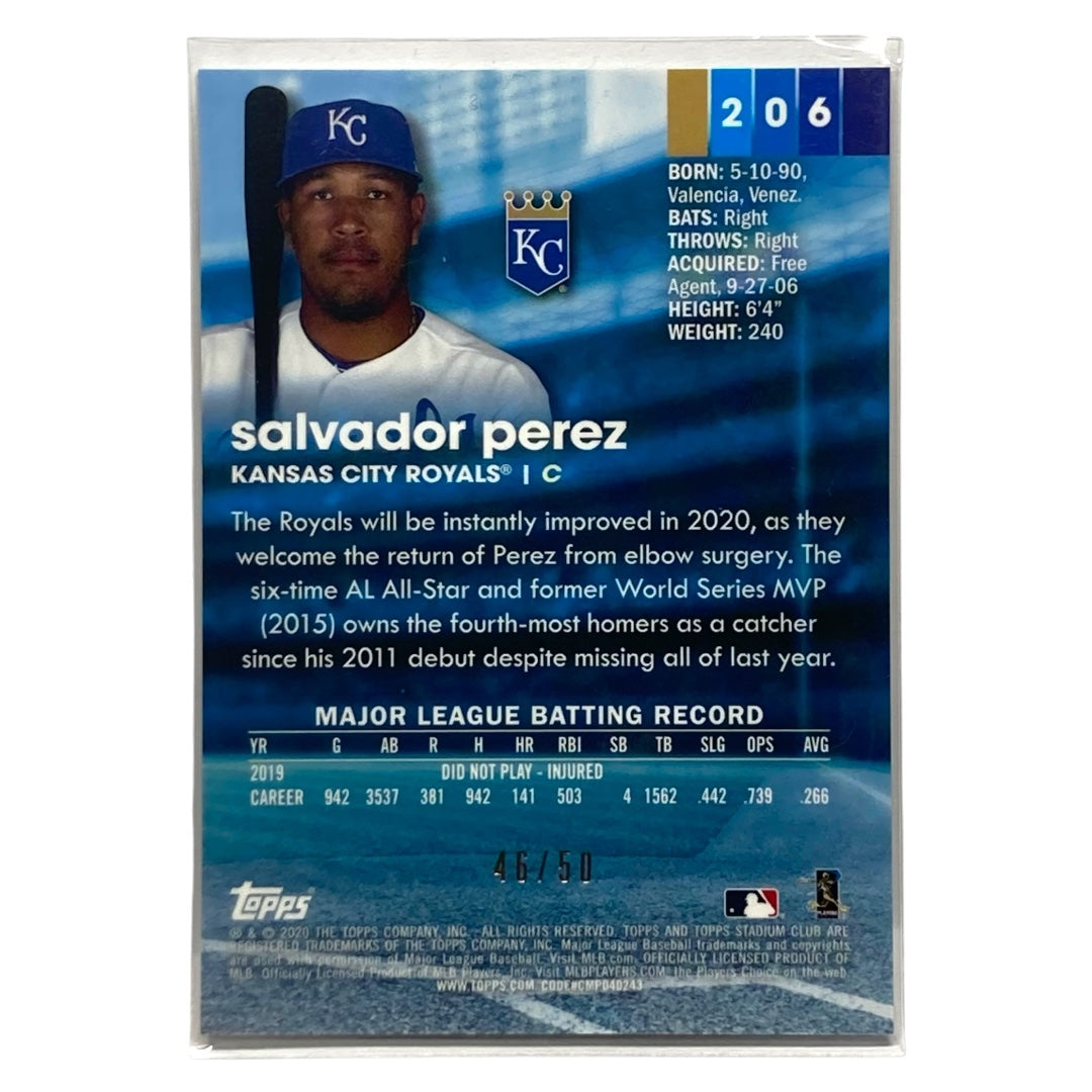 TOPPS MLBカード STADIUM CLUB SALVADOR PEREZ ROYALS 46/50 #206 中古 IT2