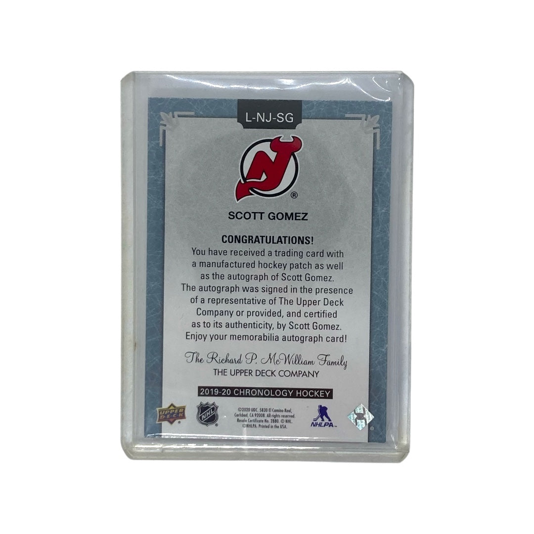 UPPER DECK NHLカード CHRONOLOGY SCOTT GOMEZ NEW JERSEY DEVILS 03/25 #L-NJ-SG 中古 IT2