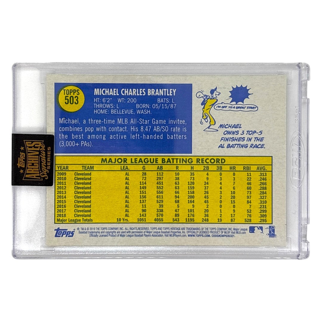 未開封品 TOPPS MLBカード HERITAGE MICHAEL BRANTLEY HOUSTON ASTROS 03/36 #503 中古 IT1