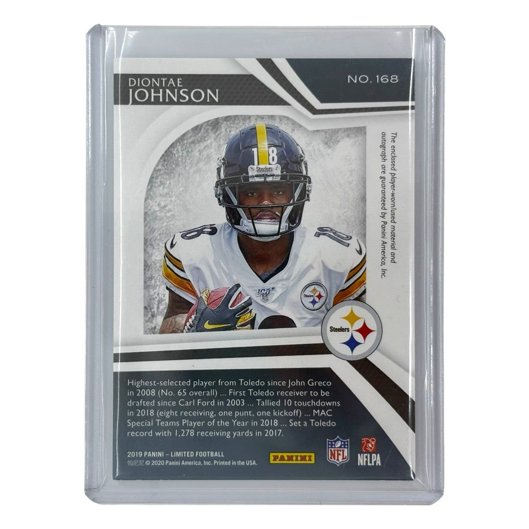 PANINI NFLカード LIMITED DIONTAE JOHNSON PITTSBURGH STEELERS 03/10 #168 中古 IT1