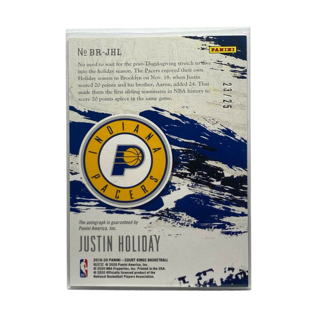PANINI NBAカード COURT KINGS JUSTIN HOLIDAY PACERS 23/25 #BR-JHL 中古 IT2
