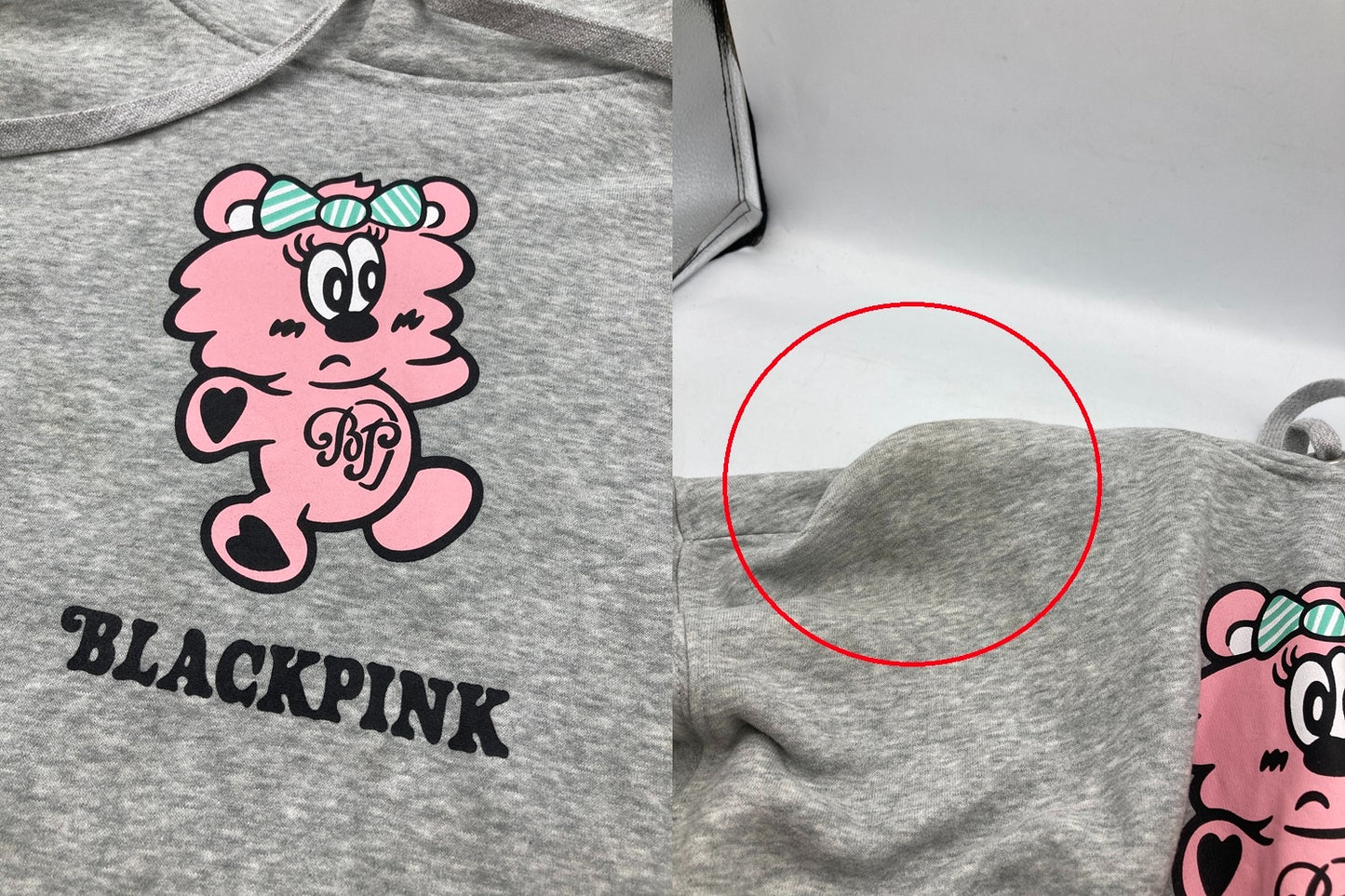BLACKPINK×VERDY ブラックピンク ヴェルディ フーデッドパーカー サイズL 中古 D4