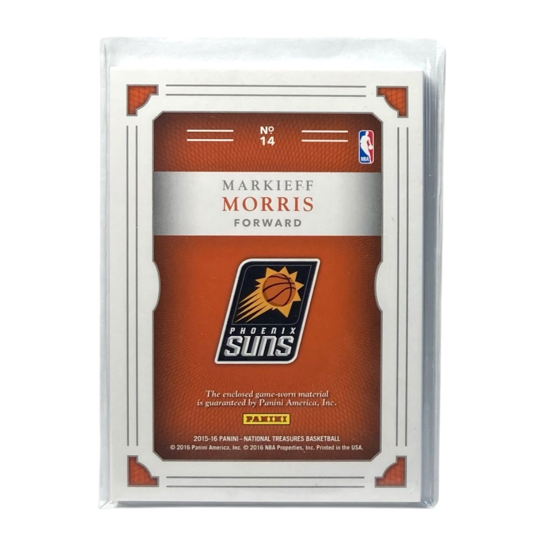 PANINI NBAカード NATIONAL TREASURES MARKIEFF MORRIS PHOENIX SUNS /99 #14 中古 IT2
