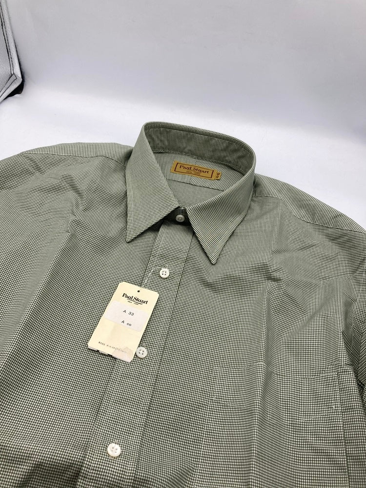 Paul Stuart ポールスチュアート チェック 長袖シャツ サイズ42R 中古 D4