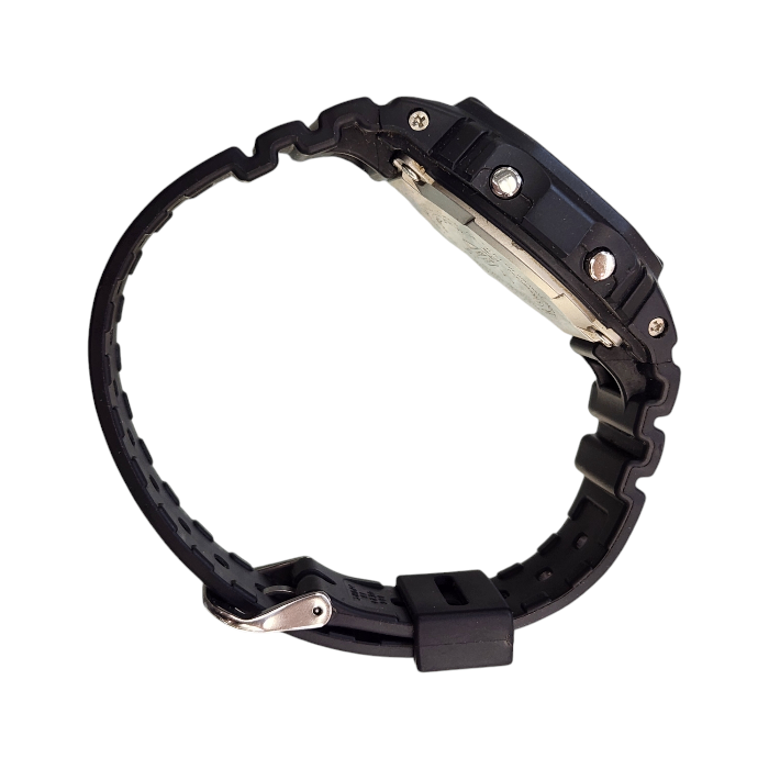 CASIO カシオ G-SHOCK 腕時計 メンズ タフソーラー 電波 LED デジタル スクエア ブラック/ブルー系 GW-B5600-2JF 中古 T1