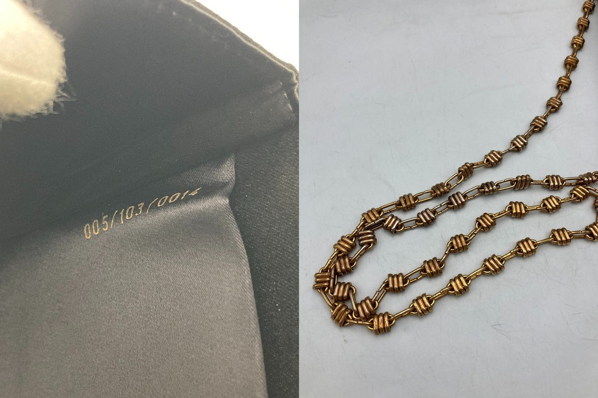 GUCCI グッチ マイクロGG サテン チェーン ショルダー バッグ ヴィンテージ ブラック 中古 D4