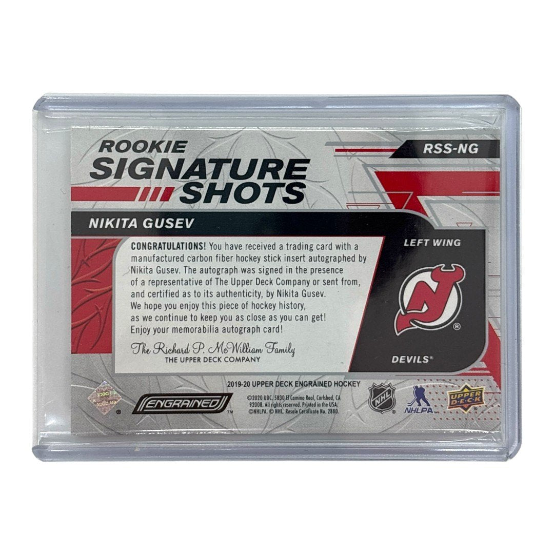 UPPER DECK NHLカード ENGRAINED NIKITA GUSEV DEVILS 063/249 #RSS-NG 中古 IT1
