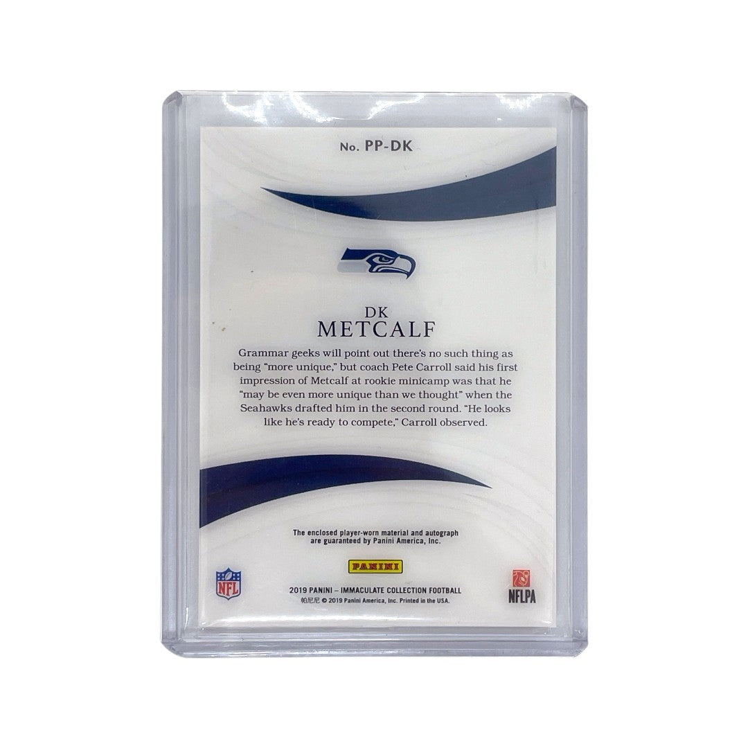 PANINI NFLカード IMMACULATE COLLECTION DK METCALF SEATTLE SEAHAWKS 54/99 #PP-DK 中古 IT1