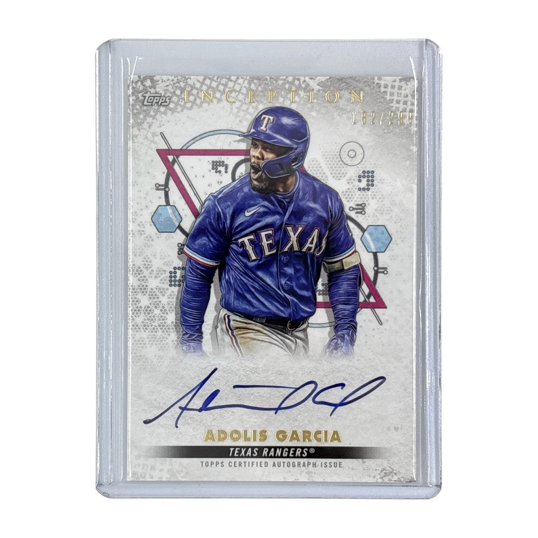 TOPPS MLBカード INCEPTION ADOLIS GARCIA TEXAS RANGERS 182/299 #BRES-AG 中古 IT1
