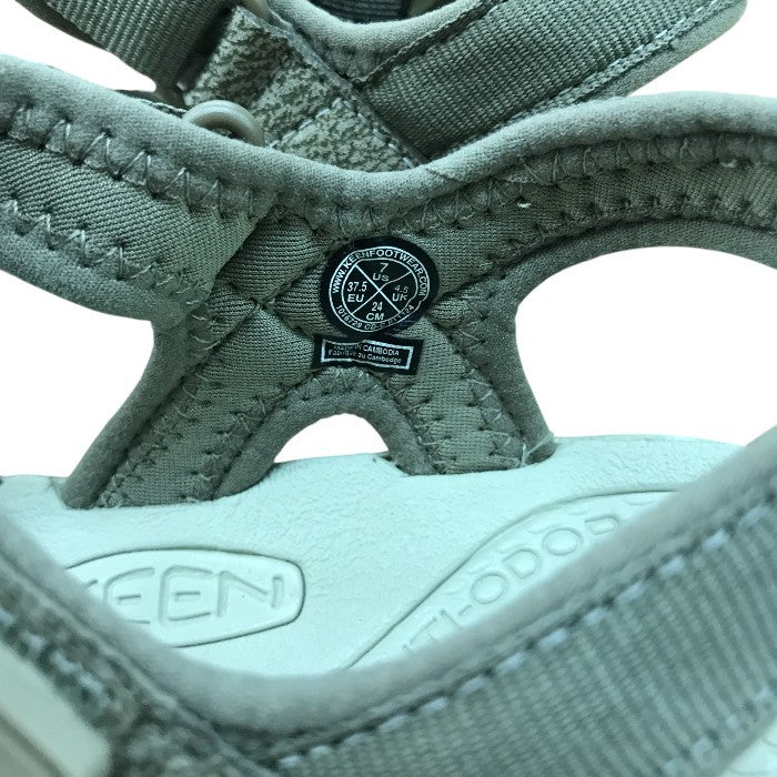 KEEN キーン ローズサンダル ウィメンズ オールシーズン カジュアル シイタケ ベージュ 24cm 1016729 中古 N1