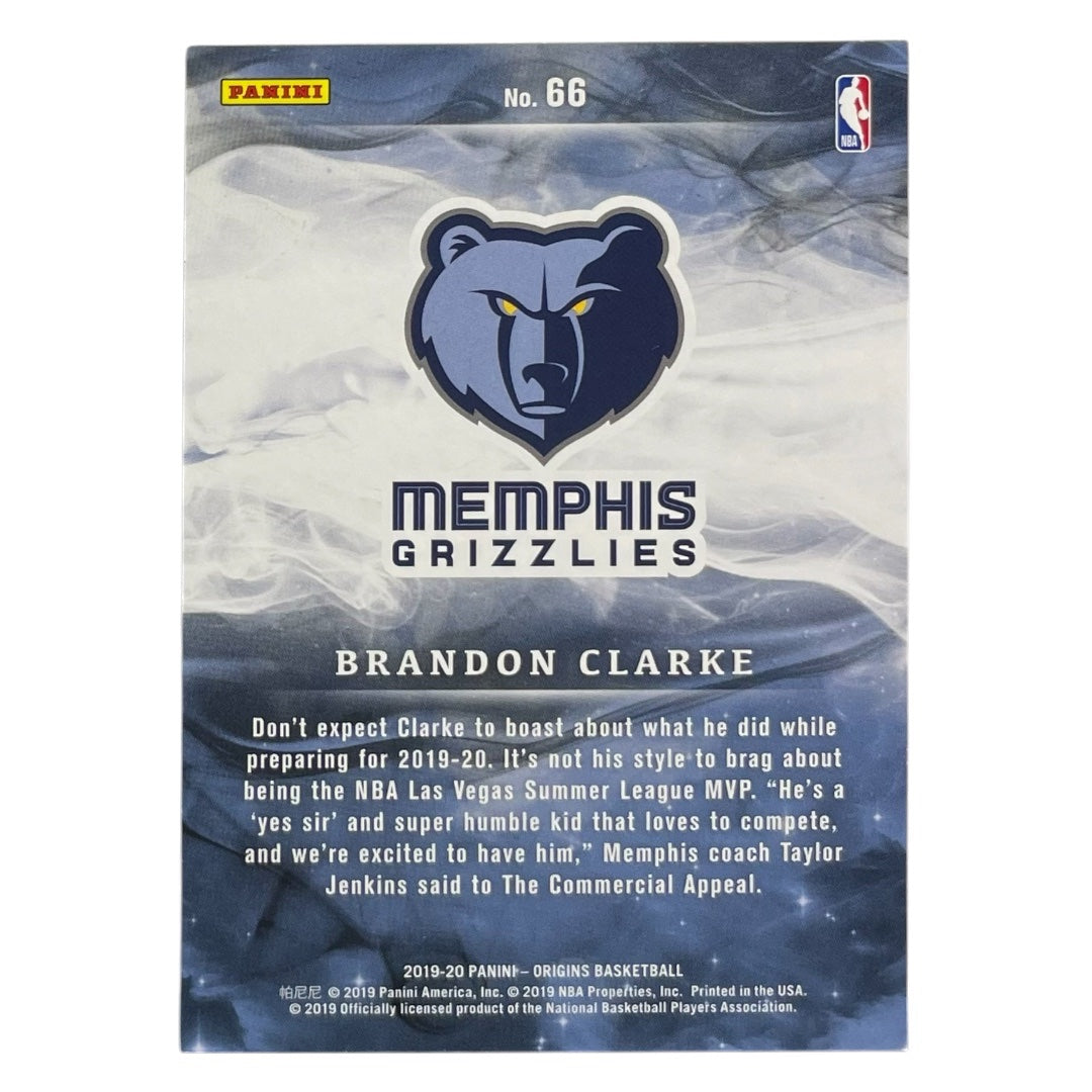 PANINI NBAカード ORIGINS BRANDON CLARKE MEMPHIS GRIZZLIES #66 中古 IT2