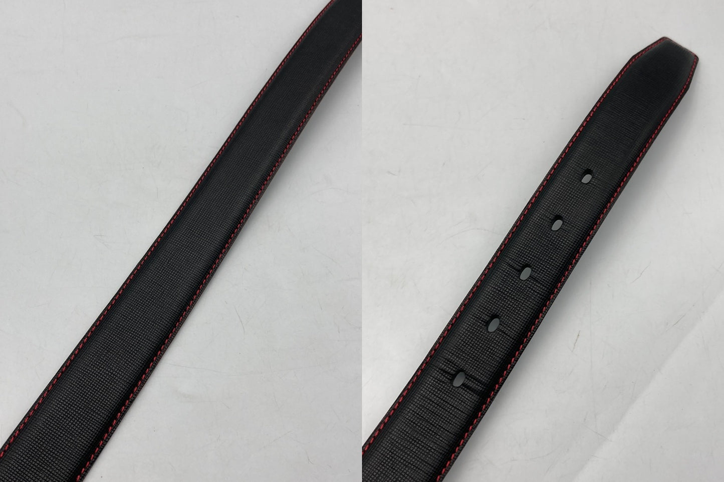 BURBERRY BLACK LABEL バーバリーブラックレーベル バックル レザーベルト メンズ 中古 D4