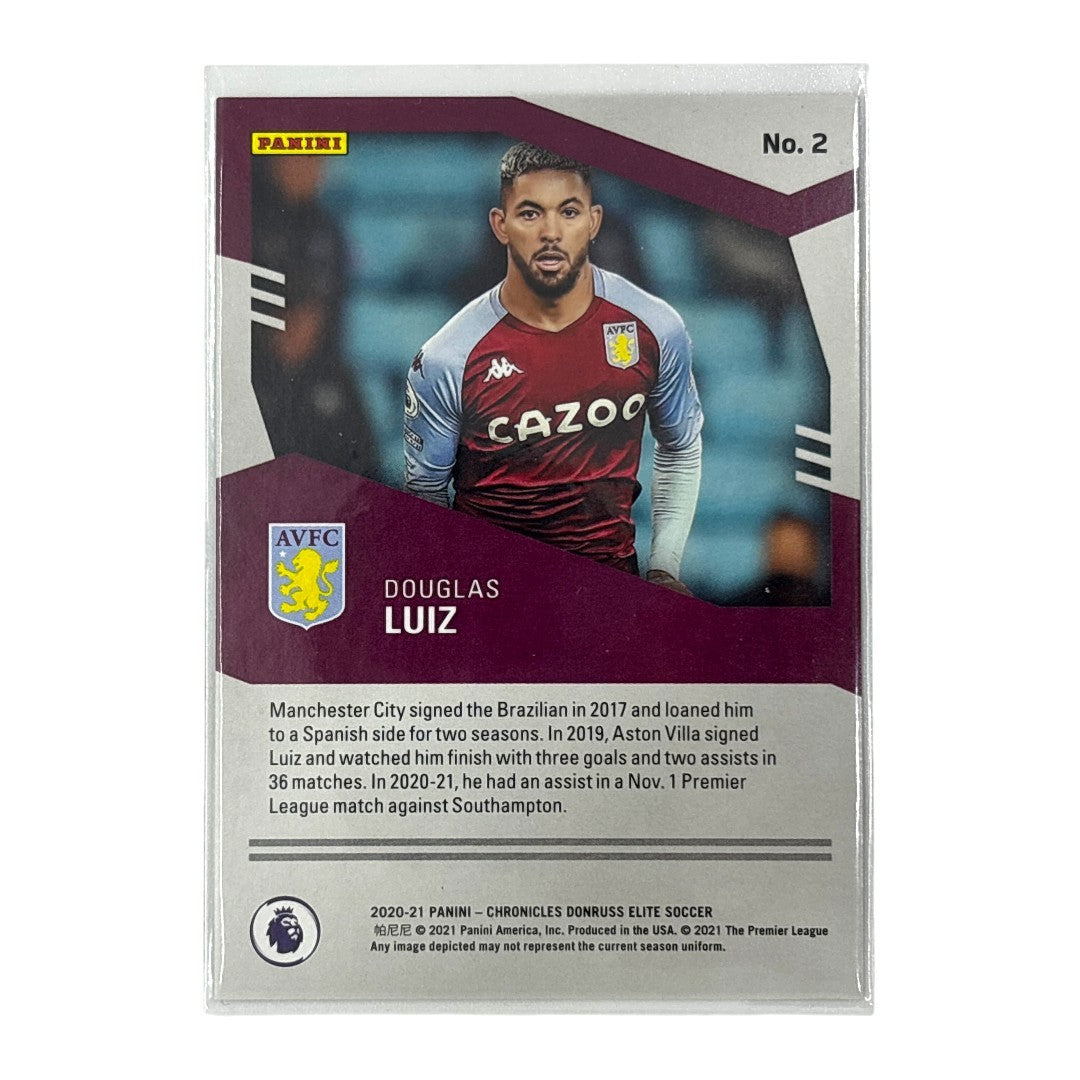 PANINI サッカーカード CHRONICLES DONRUSS ELITE DOUGLAS LUIZ ASTON VILLA /93 #2 中古 IT1