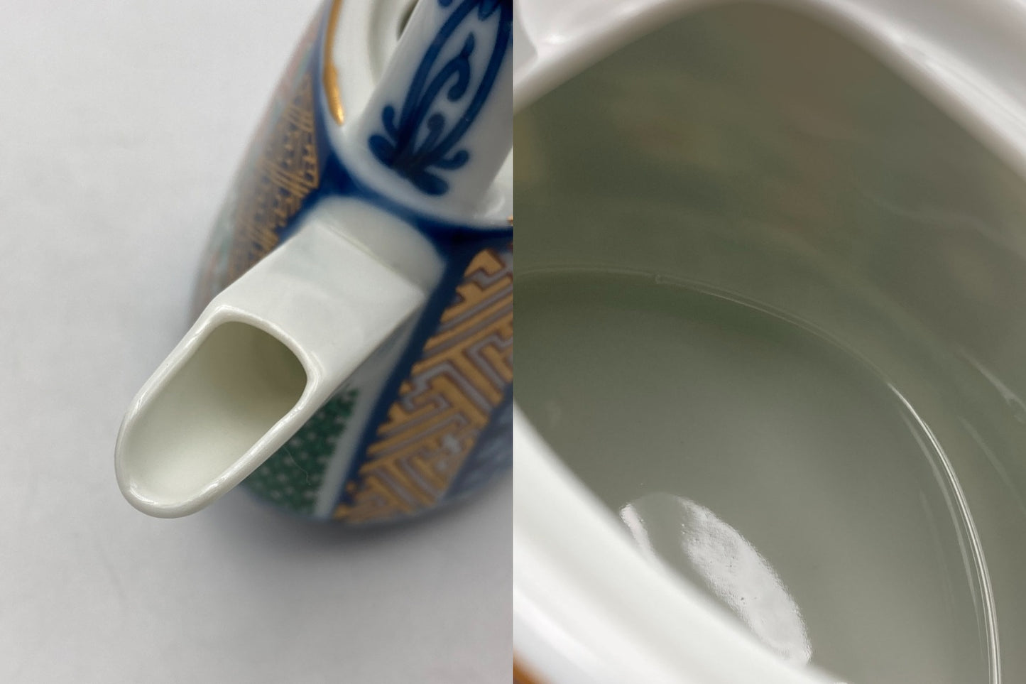 三洋陶器 龍峰窯 祥端花丸紋 酒器揃 中古 D4