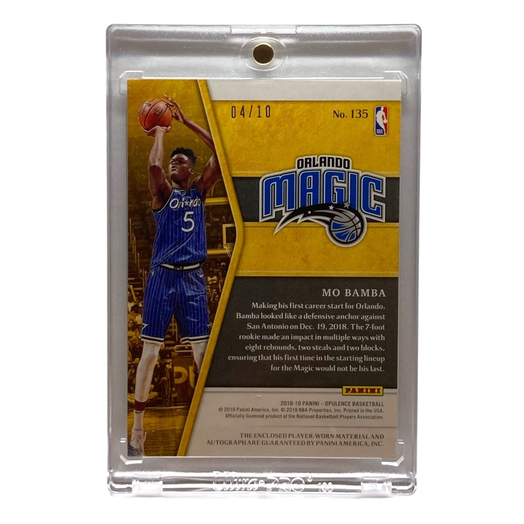 PANINI NBAカード OPULENCE МО ВАМВА MAGIC 04/10 #135 中古 IT2