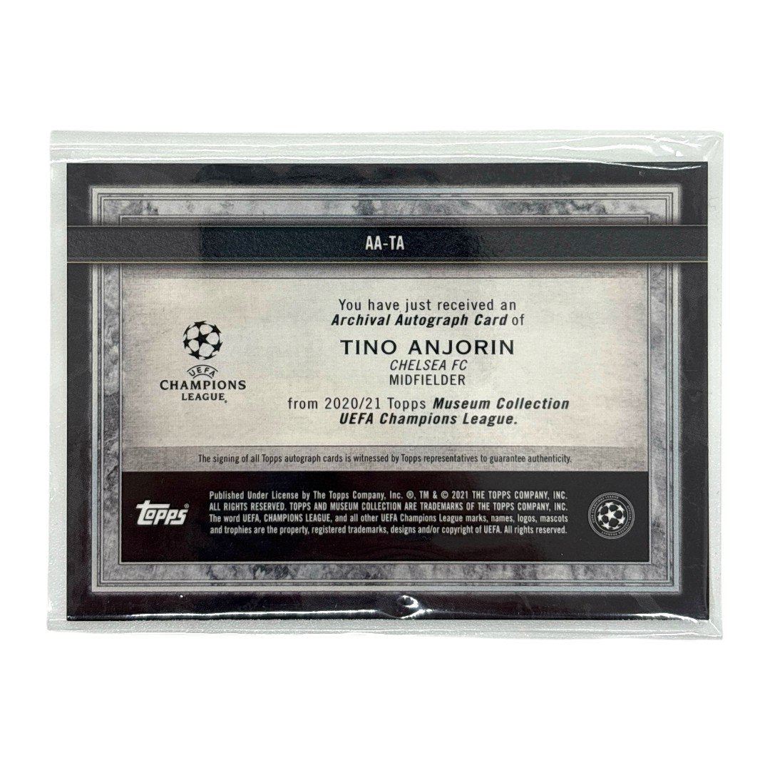 TOPPS サッカーカード MUSEUM COLLECTION TINO ANJORIN CHELSEA /250 #AA-TA 中古 IT1