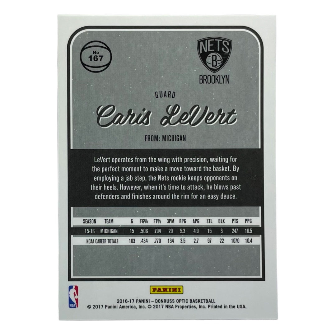 PANINI NBAカード DONRUSS OPTIC CARIS LEVERT NETS #167 中古 IT2
