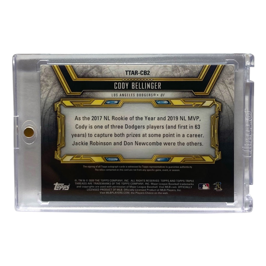TOPPS MLBカード TRIPLE THREADS CODY BELLINGER DODGERS 3/3 #TTAR-CB2 中古 IT2