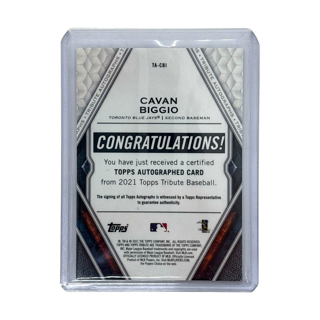 TOPPS MLBカード TRIBUTE CAVAN BIGGIO TORONTO BLUE JAYS 149/199 #TA-CBI 中古 IT1