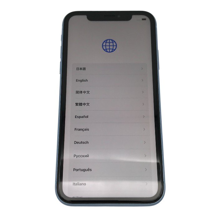 Apple iPhone XR 64GB スマートフォン 4G SIMフリー ワイヤレス充電 ブルー MT0E2J/A 中古 T1