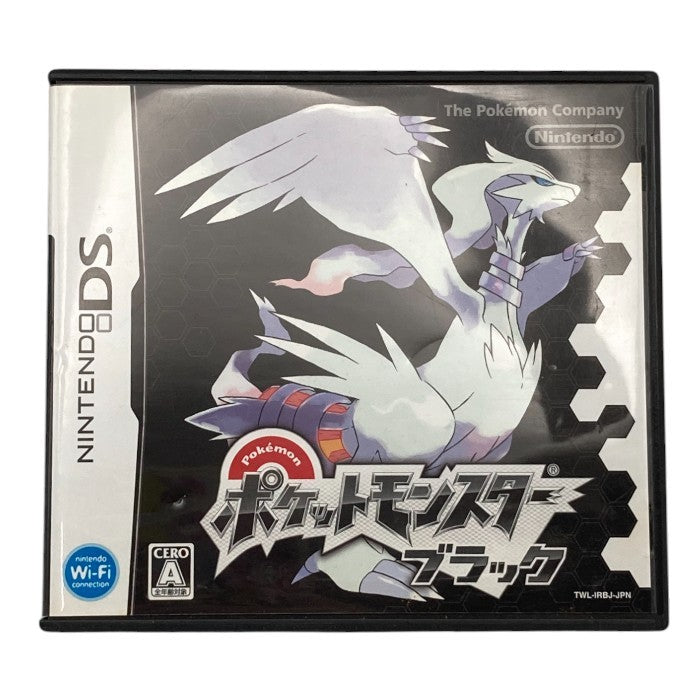 任天堂 株式会社ポケモン ニンテンドーDS ポケットモンスター ブラック 中古 a4