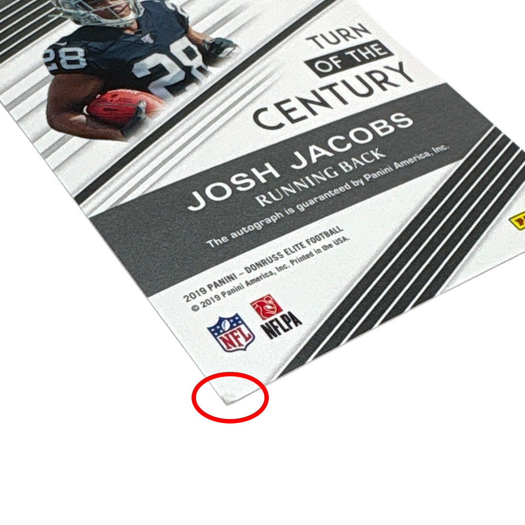 PANINI NFLカード DONRUSS ELITE JOSH JACOBS OAKLAND RAIDERS 68/75 #TC-JJ1 中古 IT1