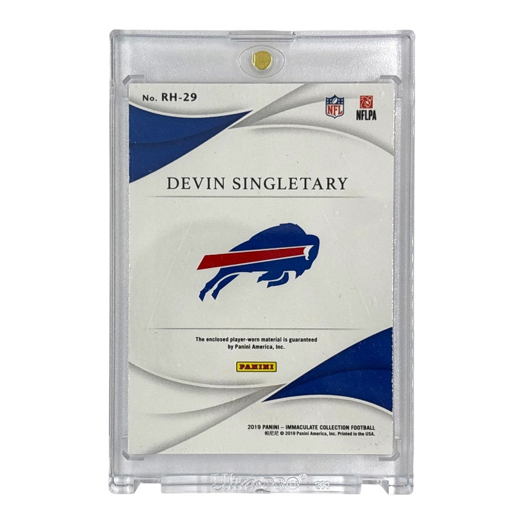 PANINI NFLカード IMMACULATE COLLECTION DEVIN SINGLETARY BILLS 21/23 #RH-29 中古 IT1